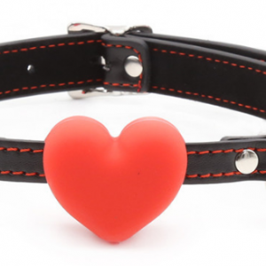 Heart Collar with Heart Gag Ball